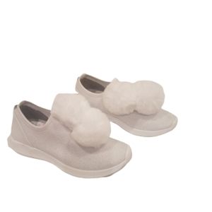 Sam Edelman Lisette Faux Fur Pom Pom Trainers
